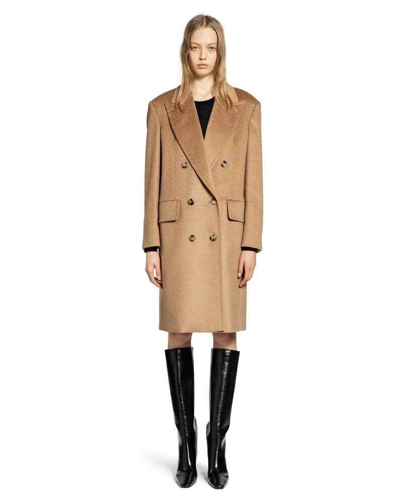 Max Mara Camel Olimpia Coat Beige