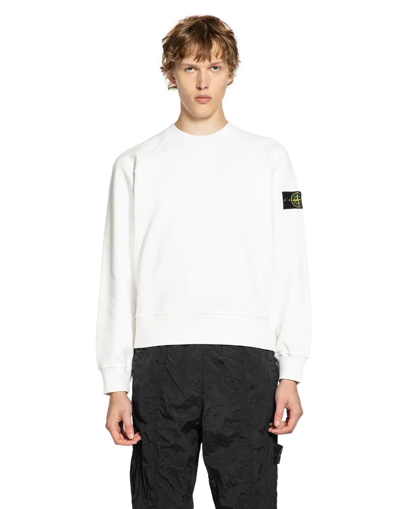 Stone Island MAN WHITE SWEATSHIRTS White