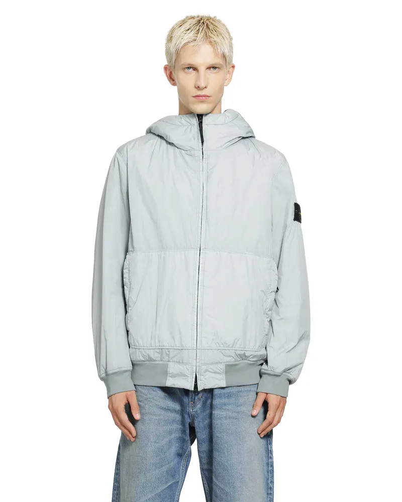 Stone Island 4100110 Crinkle Reps NY Grey