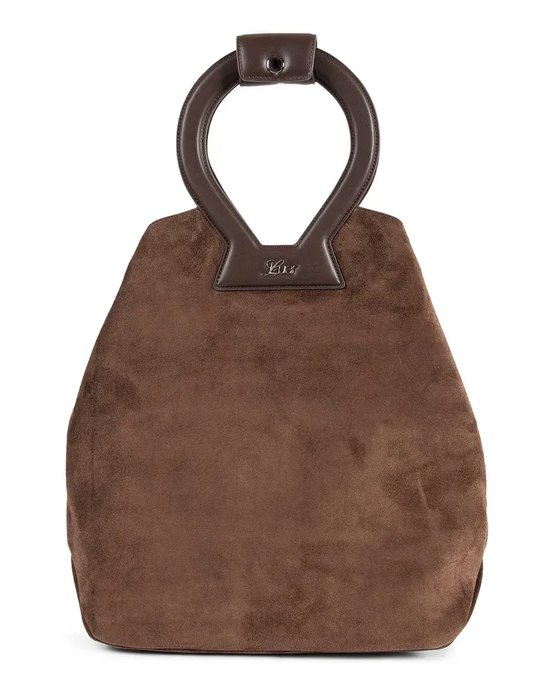 Luar Suede Brooke Tote Brown