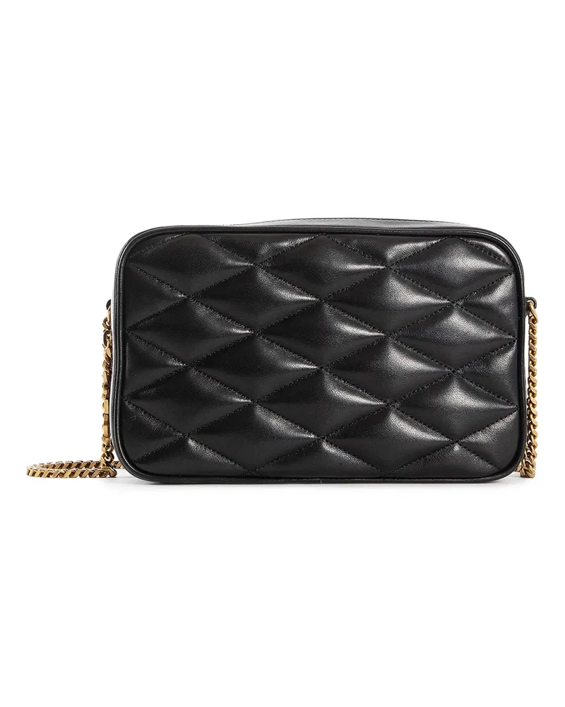 Saint Laurent Camera Bag in Quilted Leather Black