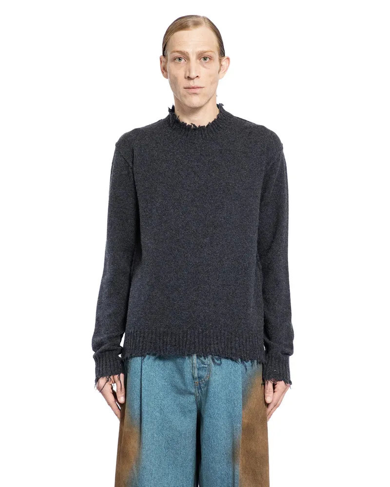 Uma Wang Long Sleeve Sweater Grey