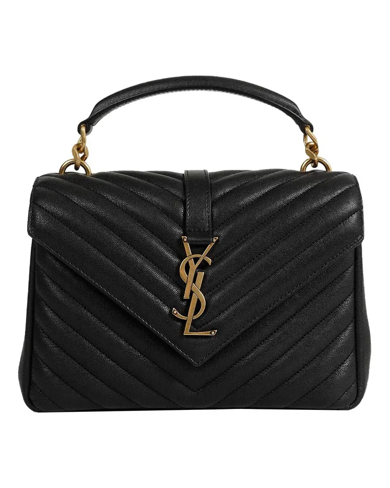 Saint Laurent College Medium Shoulder Bag Black