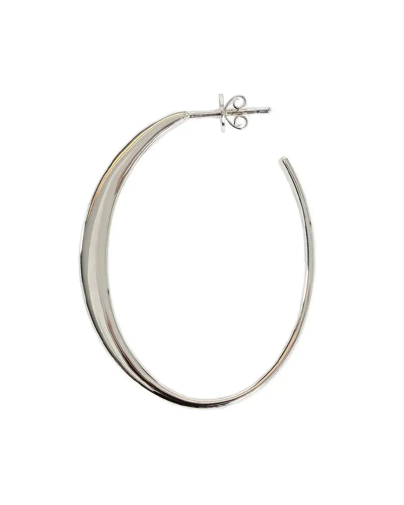 Kinraden Orecchino medio Glow Hoop Silver