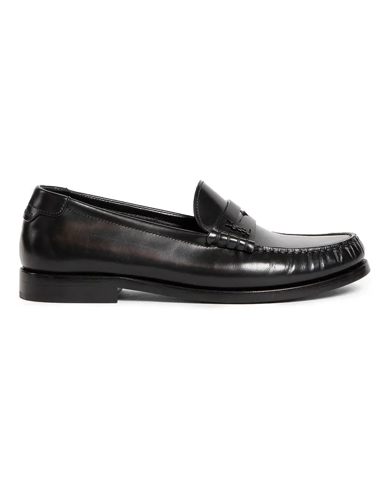 Saint Laurent WOMAN BLACK FLATS Black