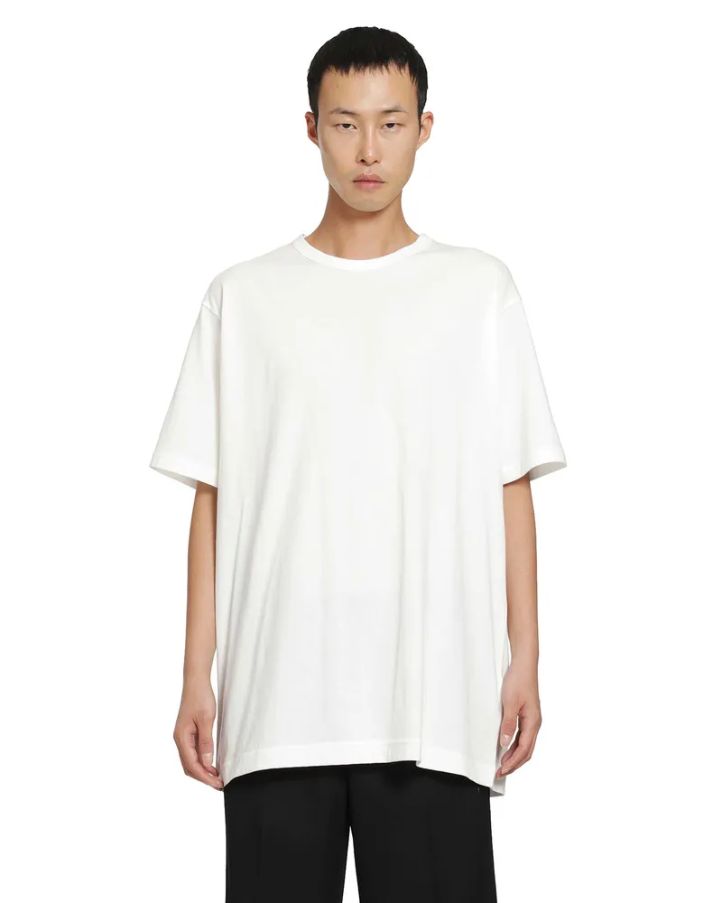 Yohji Yamamoto Soft Single Jersey SS Tee Off-white