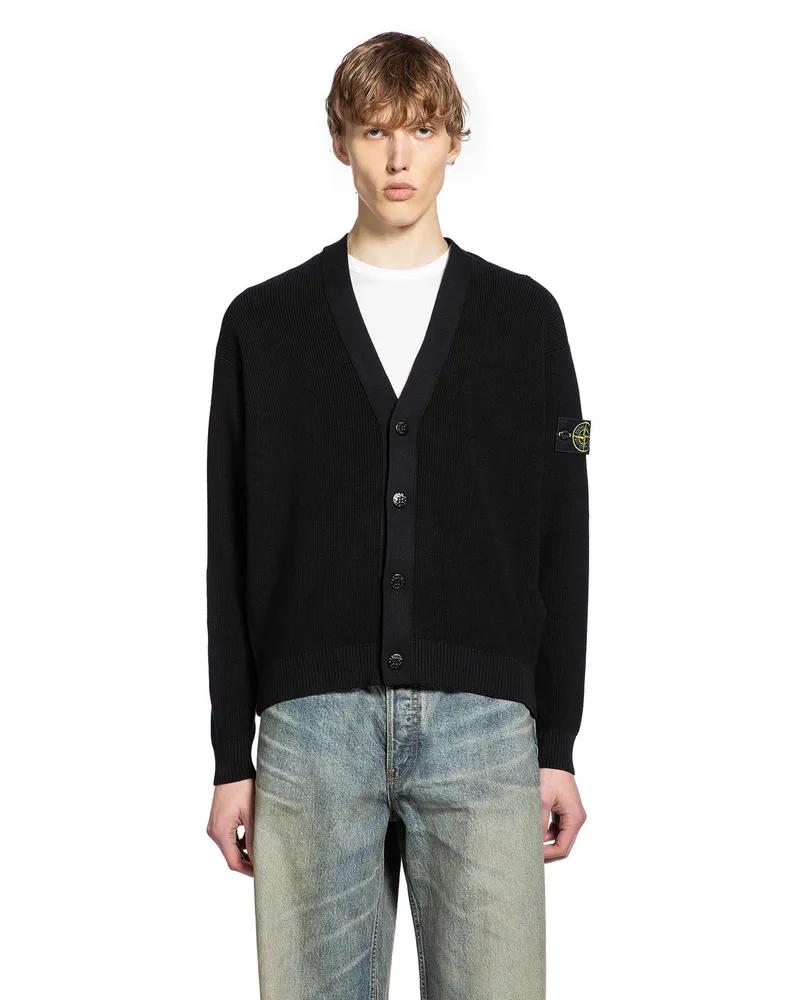 Stone Island 5100009 Cardigan Black