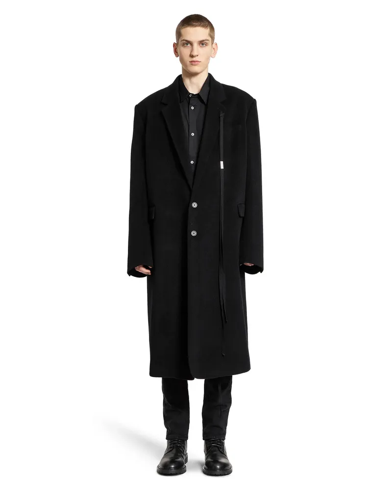 Ann Demeulemeester Leonard High-Comfort Coat Black