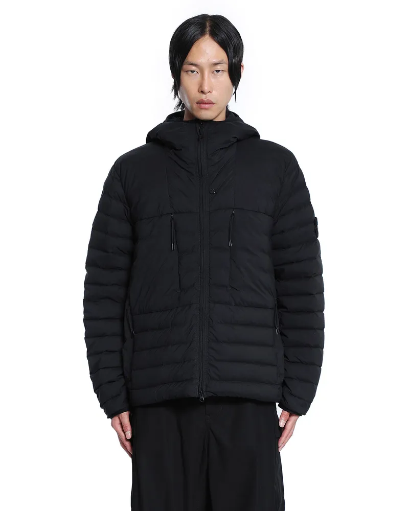 Stone Island 4100020 Nylon Down-TC Jacket Black