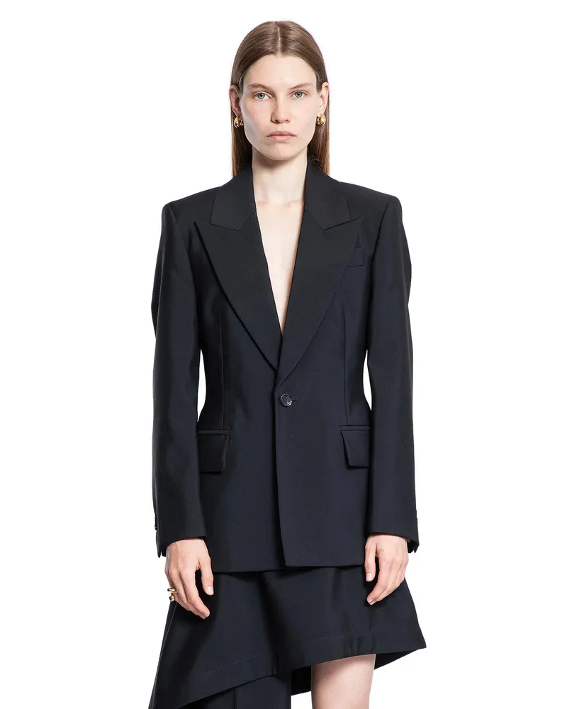 Bottega Veneta Blazer in Lightweight Wool Black