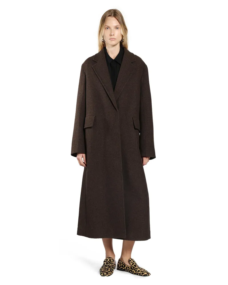 Jil Sander WOMAN BROWN COATS Brown
