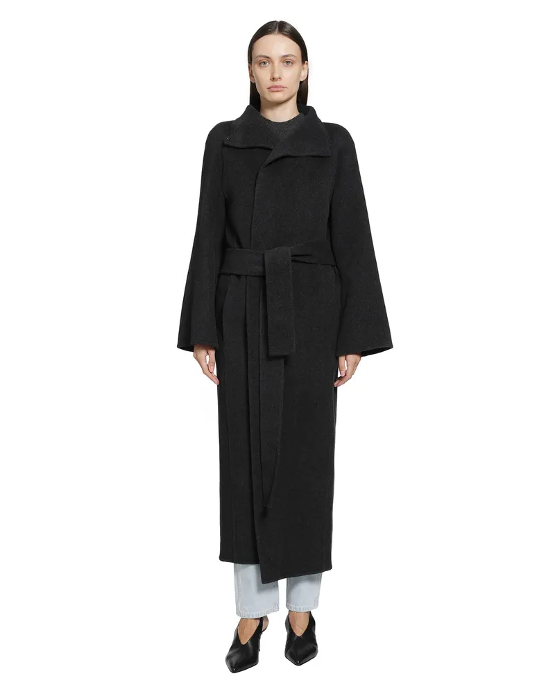 KHAITE Romare Coat Grey