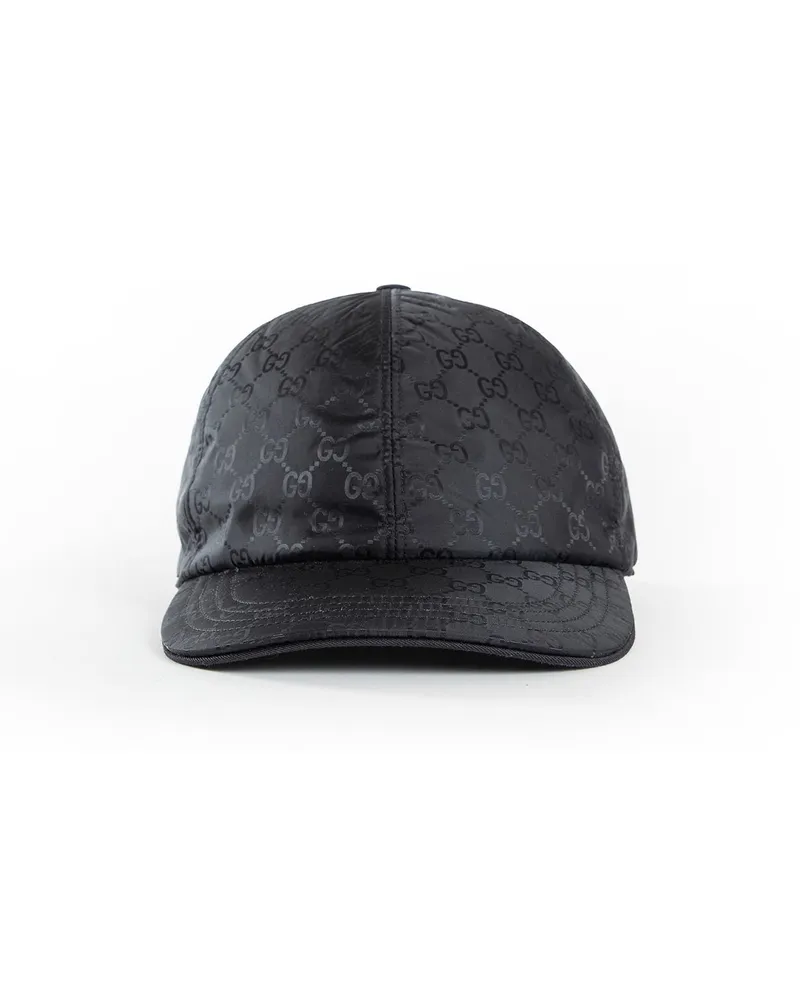 Gucci GG Nylon Baseball Cap Black
