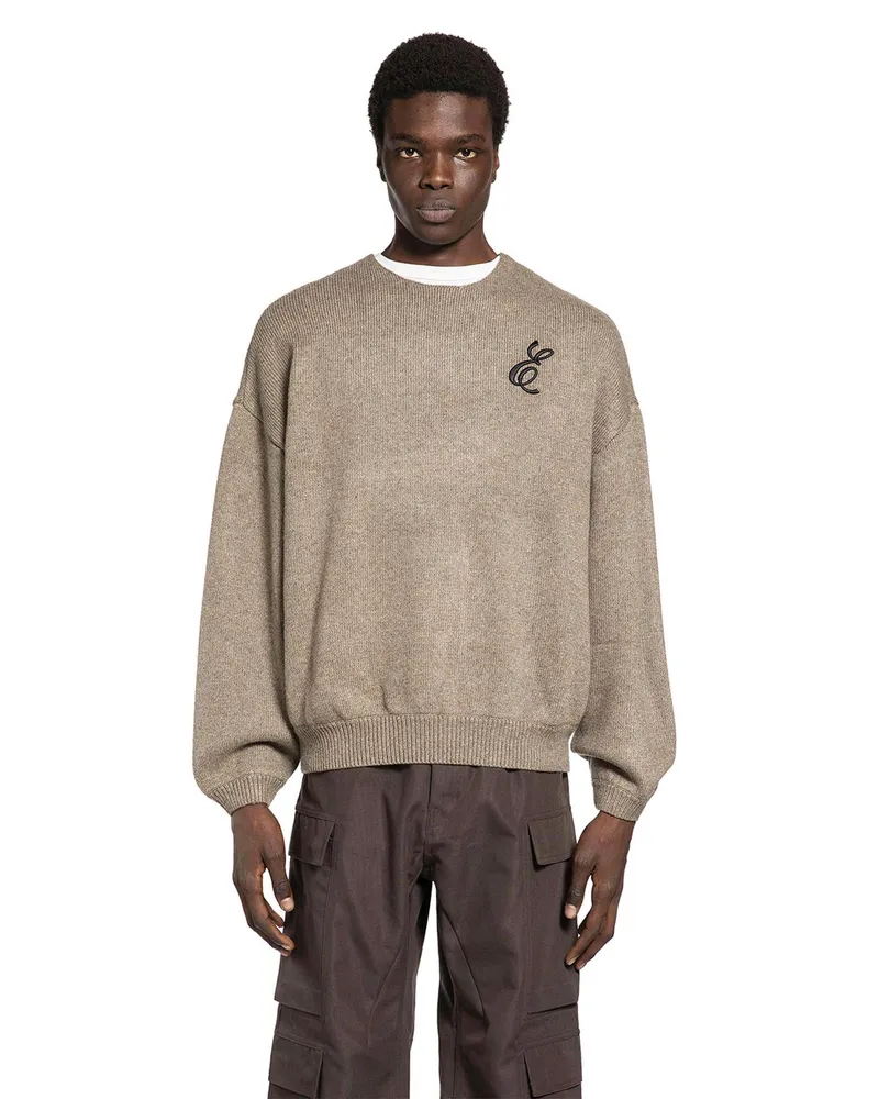 Fear of God Waffle Crewneck Sweater Grey