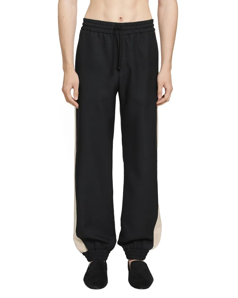 Valentino Garavani Vlogo Jersey Pants Black