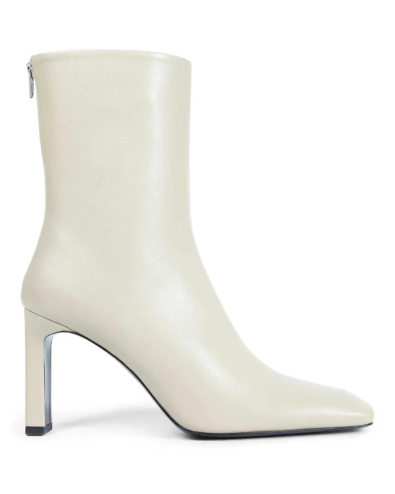 Totême Bar Nappa Leather Boots Beige