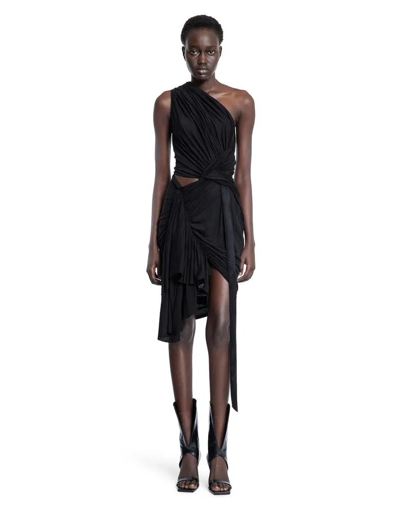 DRKSHDW by Rick Owens Holywood Fog Dress Black
