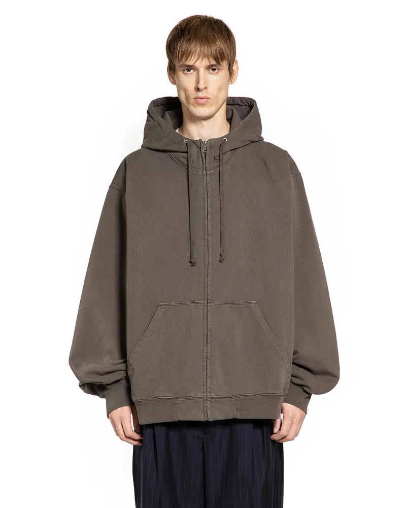 Maison Margiela Numeric Sweat Jacket Brown