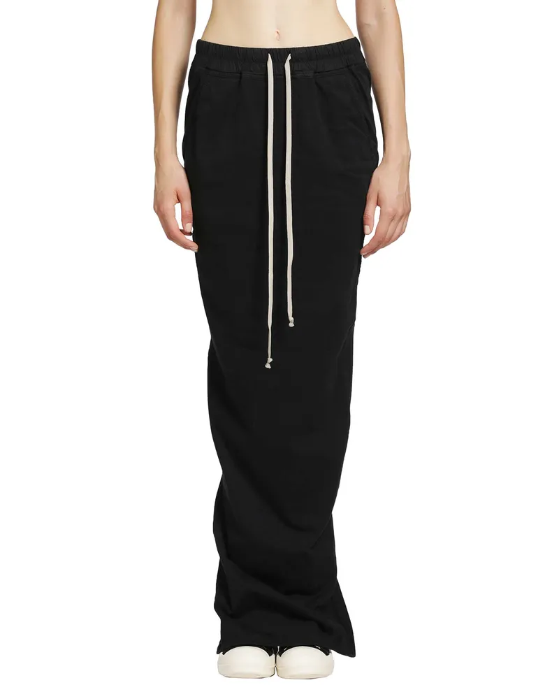 DRKSHDW by Rick Owens Tower Pull on Pillar Skirt Black