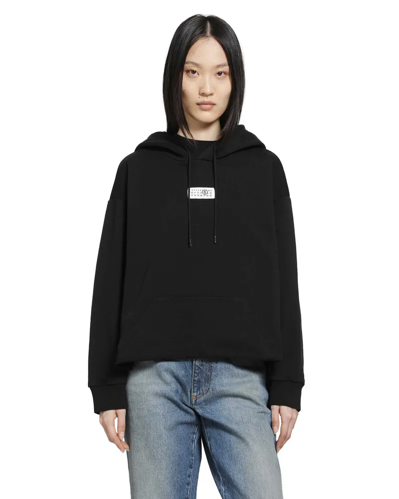 Maison Margiela Signature Numeric Hoodie Black