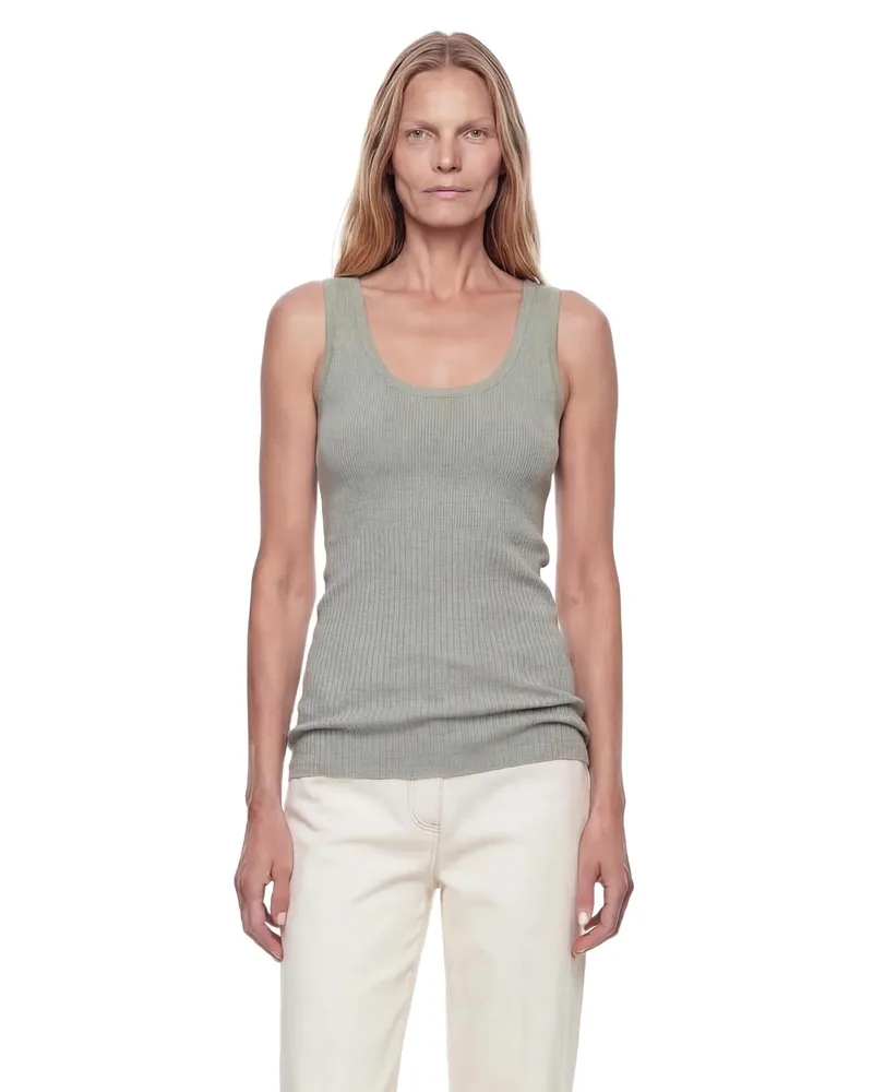 Max Mara MXM Ghiro Tank Top Green