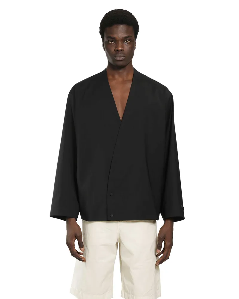 Fear of God Relaxed Lapeless Jacket Black