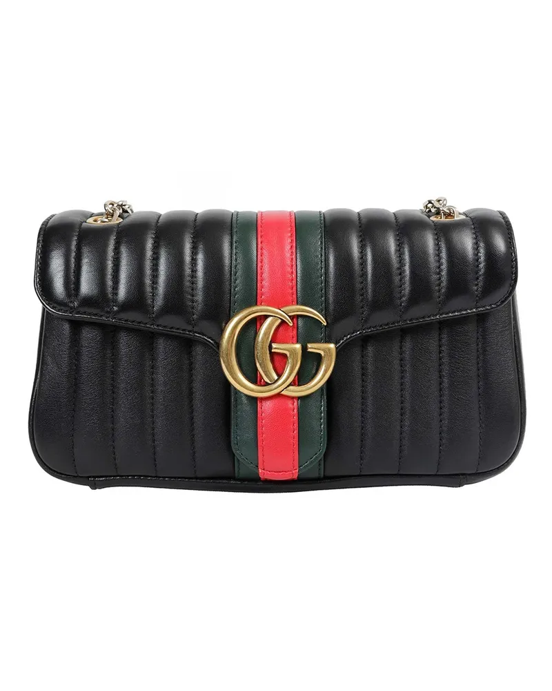 Gucci Marmont Medium Shoulder Bag Black