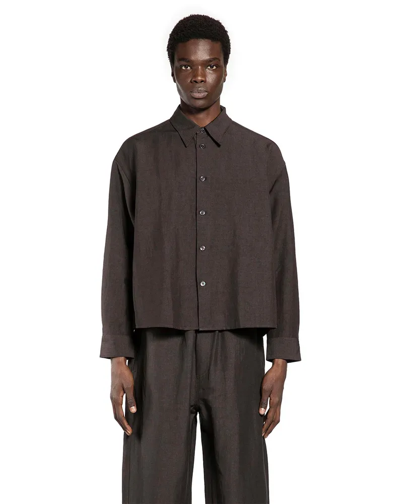 Studio Nicholson Nostra Shirt Brown