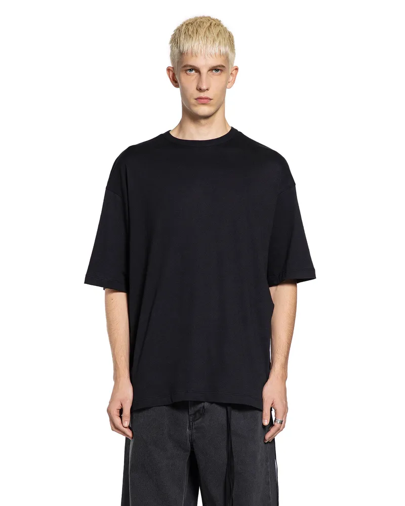 Ann Demeulemeester Dieter ''Road to Never'' High-Comfort T-Shirt Black