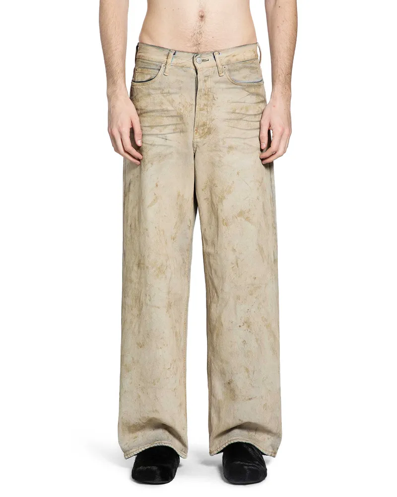 Acne Studios Loose Fit Jeans 1981 Beige