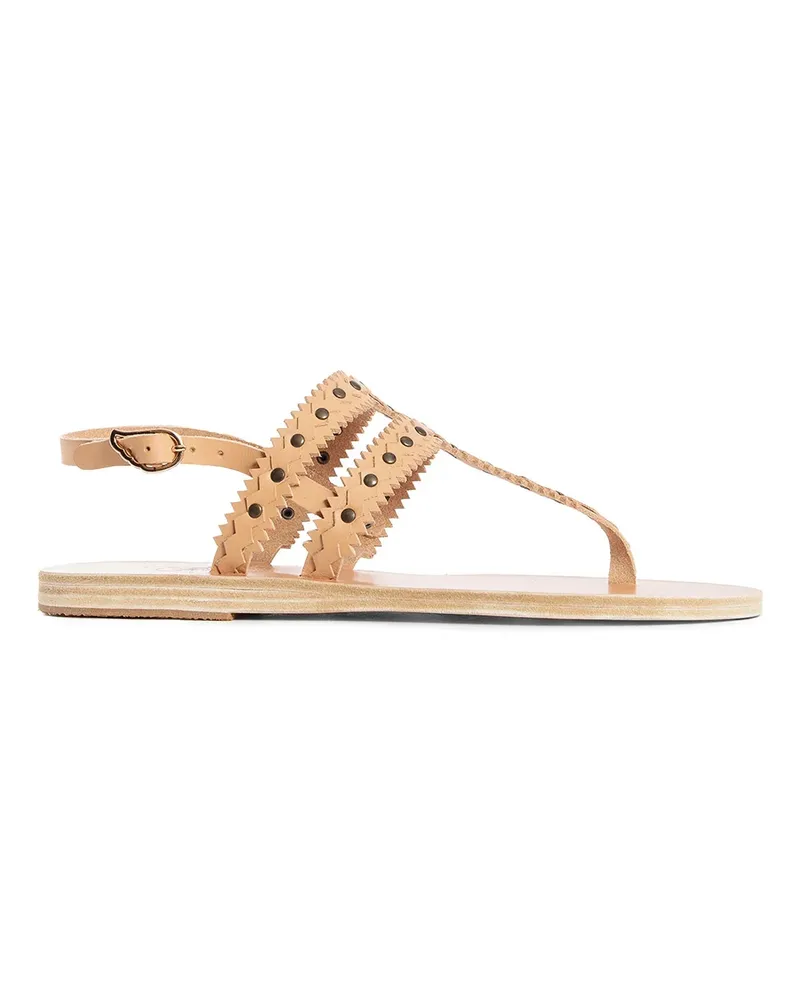 Ancient Greek Sandals Sandali Vesta Beige
