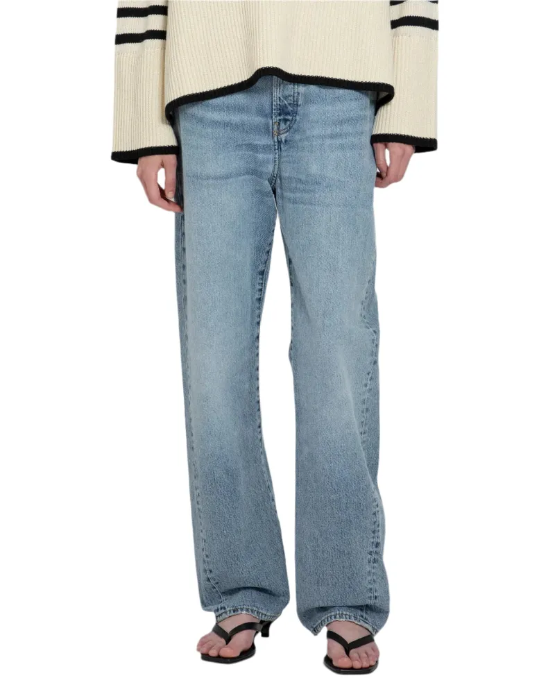 Totême WOMAN BLUE JEANS Blue