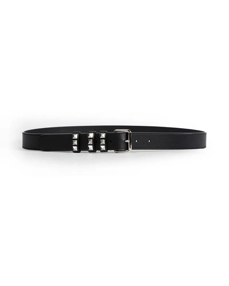 Valentino Garavani Studded Leather Belt Black