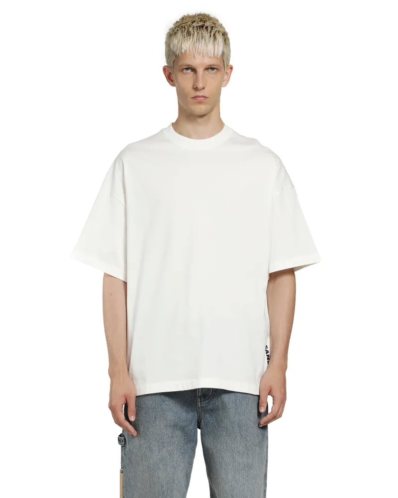 Jil Sander Cotton Crewneck T-Shirt Off-white