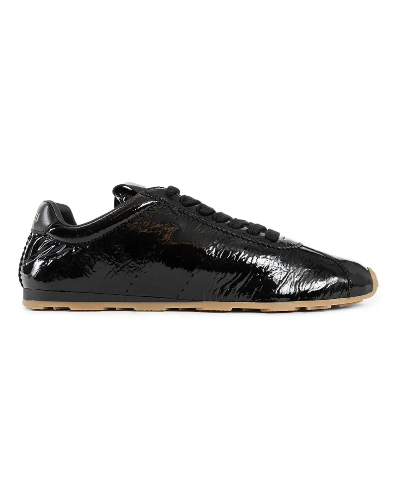 Miu Miu WOMAN BLACK SNEAKERS Black
