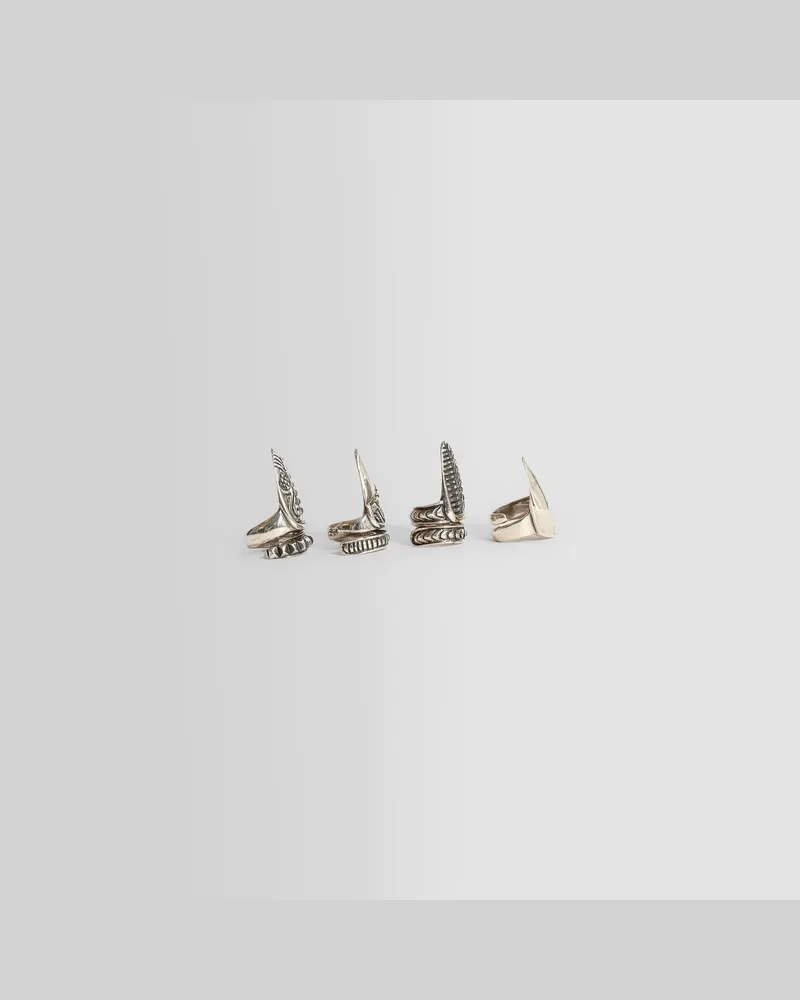 KD2024 4 Nails Ring Set Silver