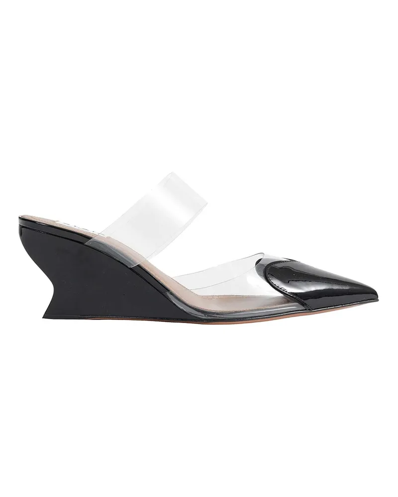 Alaïa Le Coeur Wedge Mules Black
