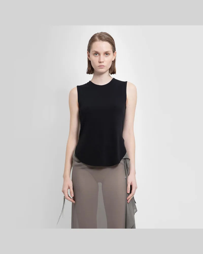 Ann Demeulemeester Emy Tank Top Black