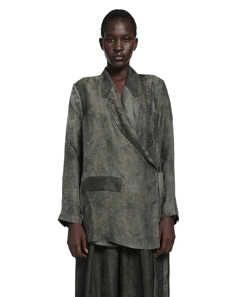 Uma Wang Khloe Jacket Green