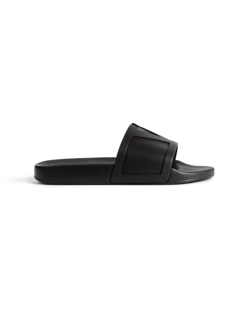 Valentino Garavani Coolside Rubber Slides Black