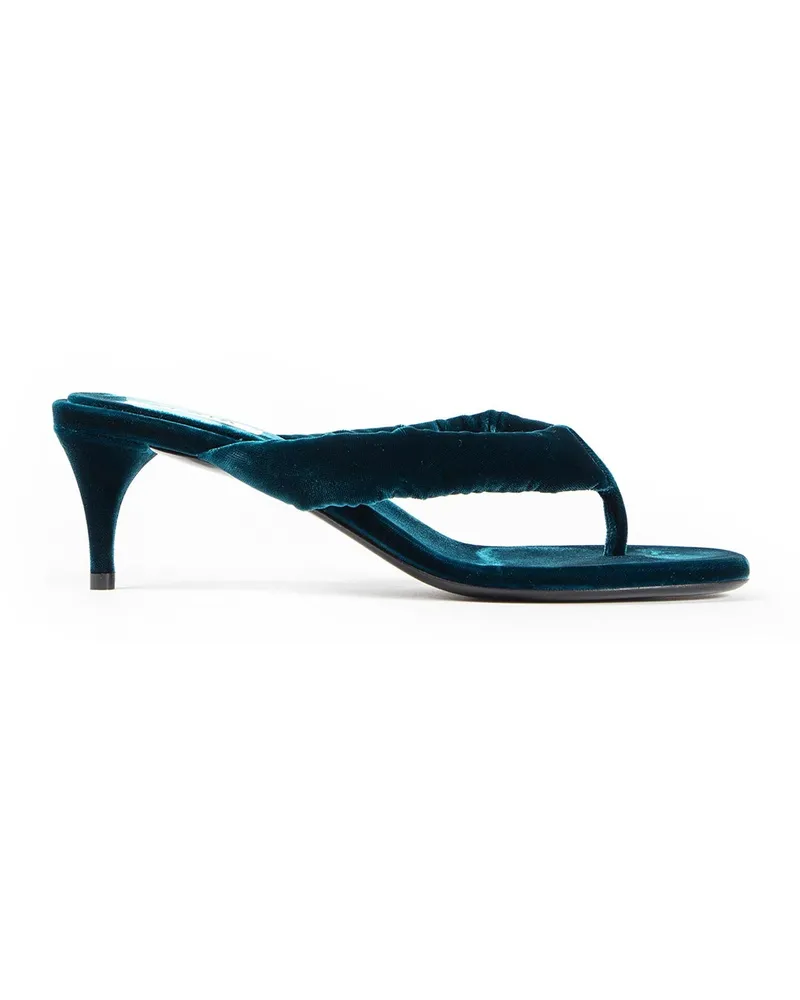 Alaïa Tong Mules 55 Blue