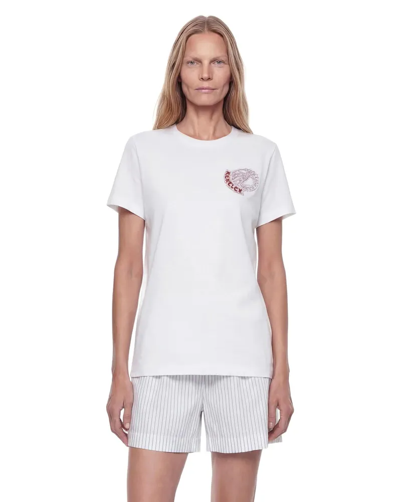 Moncler Graphic Logo T-Shirt White