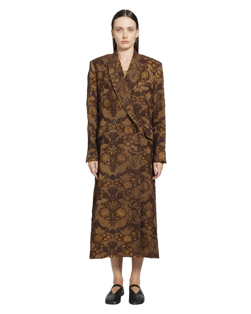 Uma Wang Camelot Coat Brown