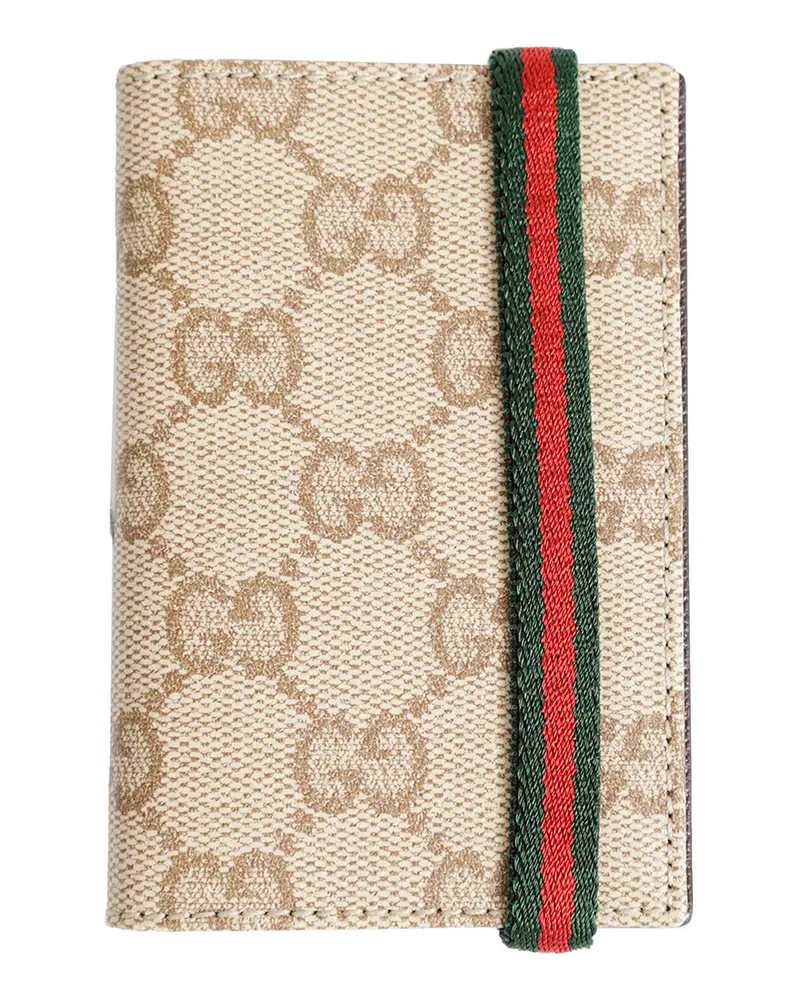 Gucci Essence Classic Card Case Brown