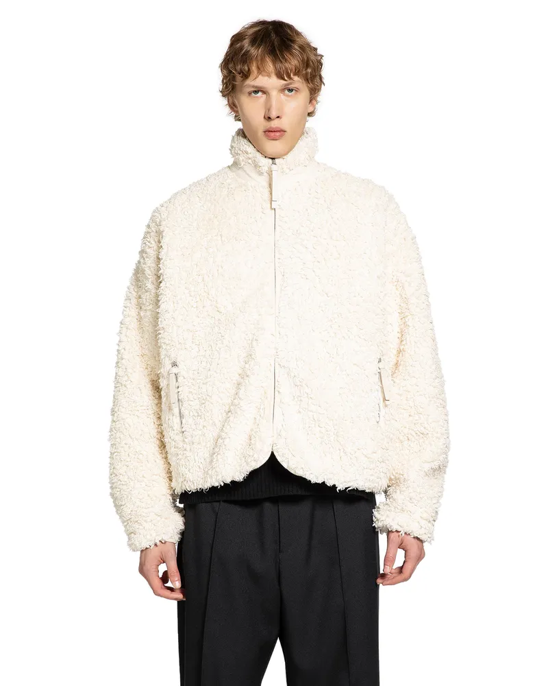 Jil Sander MAN OFF-WHITE JACKETS Off-white