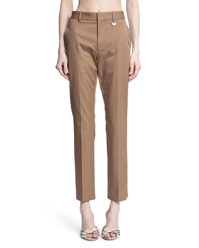 Burberry WOMAN BROWN TROUSERS Brown