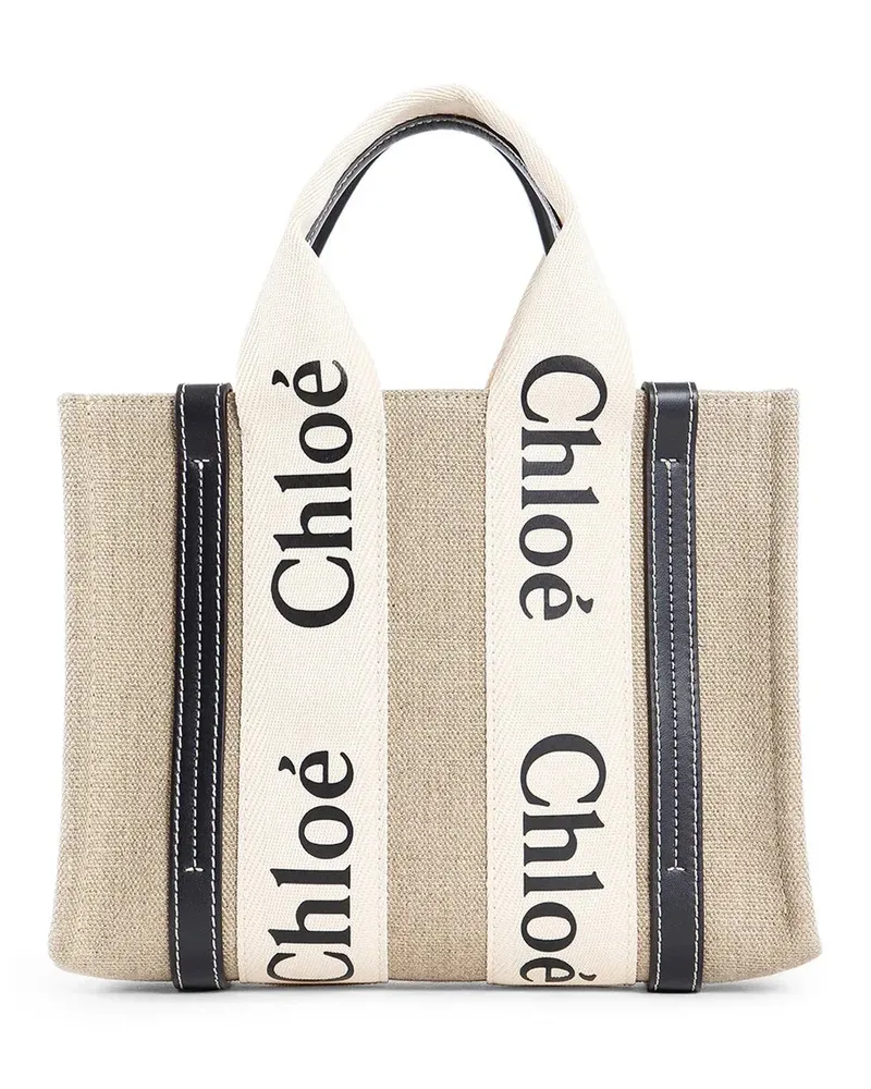 Chloé Small Woody Tote bag Beige