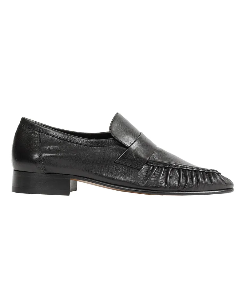 The Row Soft Loafers Black