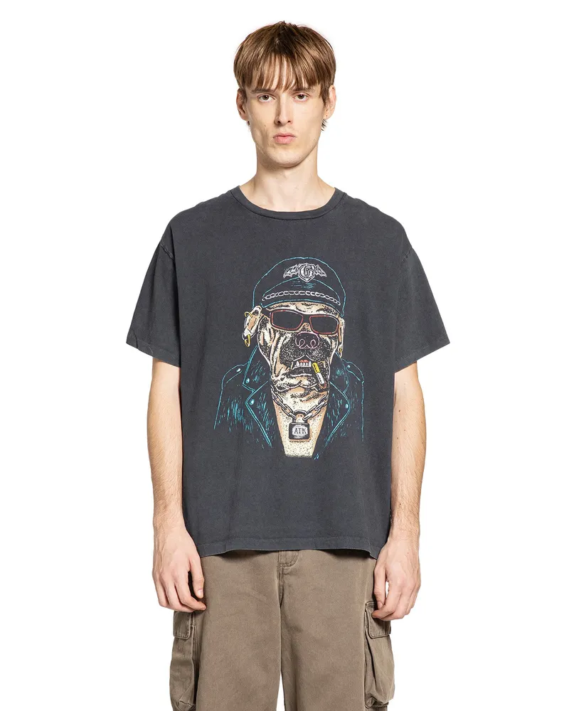 GALLERY DEPT. OCT Biker Dog T-Shirt Black