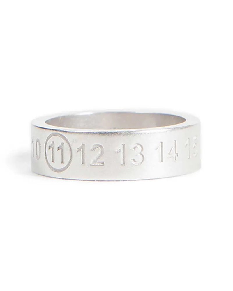 Maison Margiela Numeric Signature Ring Silver